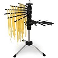 Navaris Secador de Pasta Fresca - Secador Pasta de Acero Inoxidable con recetario - Colgador para Pasta Fresca…